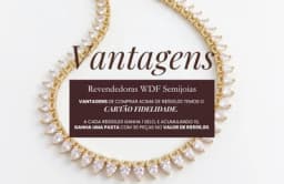 WDF Semijoias, Limeira, Fabricante, Garantia, Atacado, Revendedoras