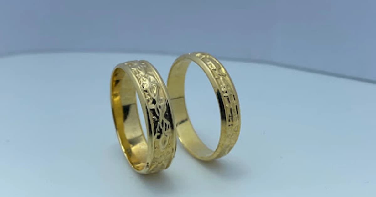 Aliança de casamento - K&C Jóias
